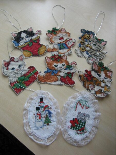 Игрушки на елку от Дима и Lace Ornament