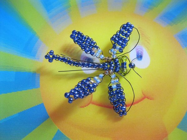 однажды в пасмурный дождливый день "родилась" стрекоза