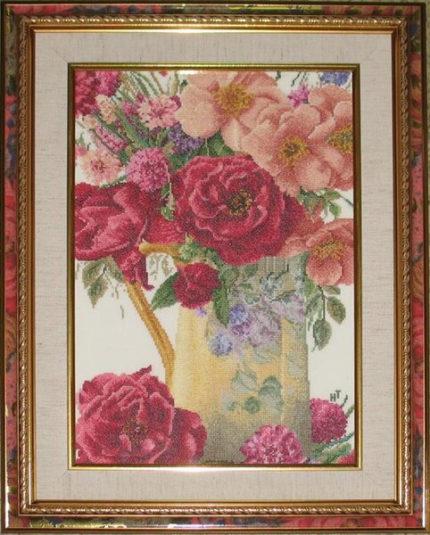 Кувшин с розами.Оригинальный набор от Thea Couverneur/