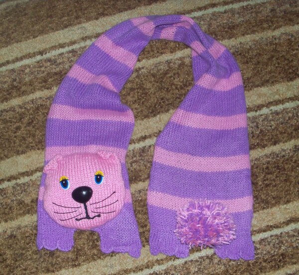 Котошарфик для дочки