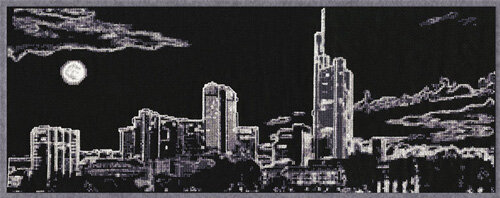 Золотое Руно 3502   Ночной город из серии Силуэты
