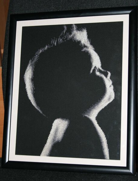 Малыш, дизайн "Золотое руно" Размер вышитой картины 32х40 см