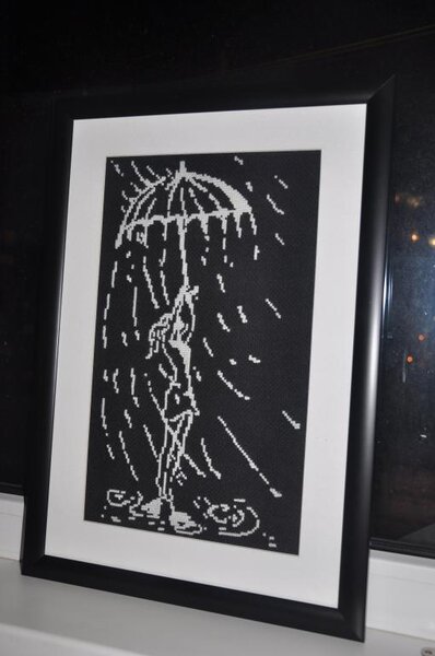 Девушка с зонтиком