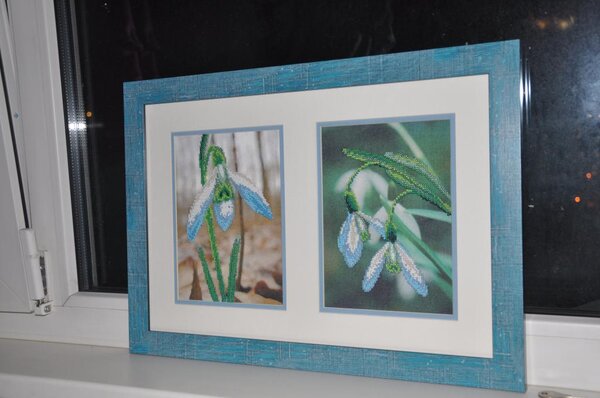 Первые цветы и Жизнь весной Чаривна мить, не люблю частичную вышивку, но перед этими цветами не устояла)))