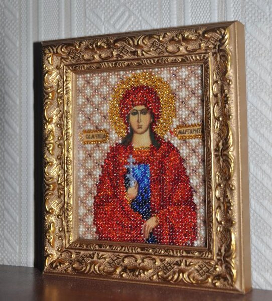 Икона Св. мученицы Маргариты, Чаривна Мить, подарок самой себе)))