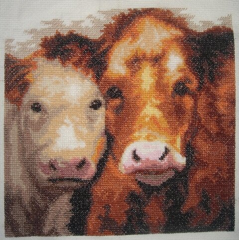 Сиваш и Камыш, набор ЧМ. 
Моё знакомство с Чаривной Мытью, с тех пор преданный поклонник, несмотря на недостатки
С этой вышивки уже основательно "села на иглу"