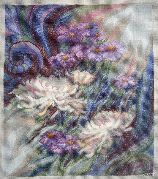 хризантемы, набор ЧМ
Дарила папе. Море удовольствия