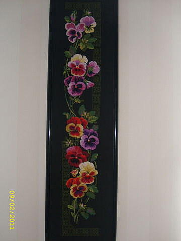 Виолы (Риолис), крест, мулине