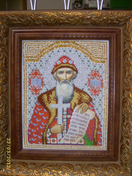 Св. Владимир, бисер