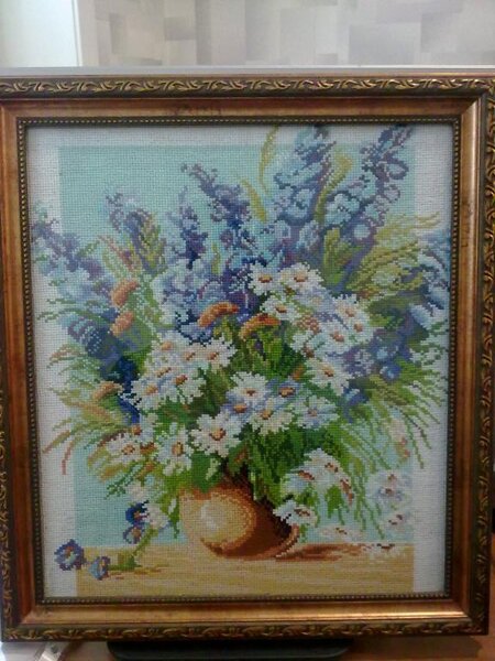 Набор Матрёнин Посад - вышивала мама.