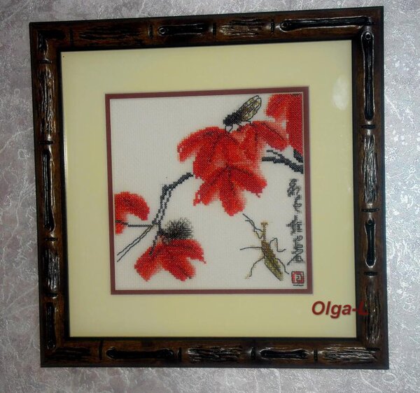 красные листья ЗР ТЯ -001 багет