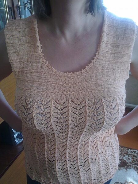 Топ летний, спицы