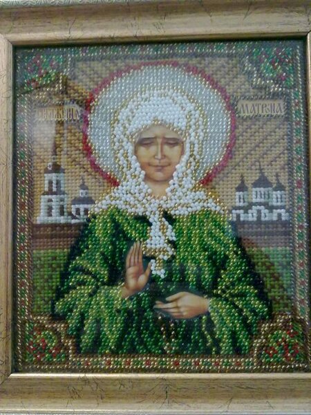 Набор Матрёнин Посад. Частично вышивка бисером.