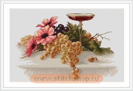 натюрморт с виноградом от ЛЮСЯ С