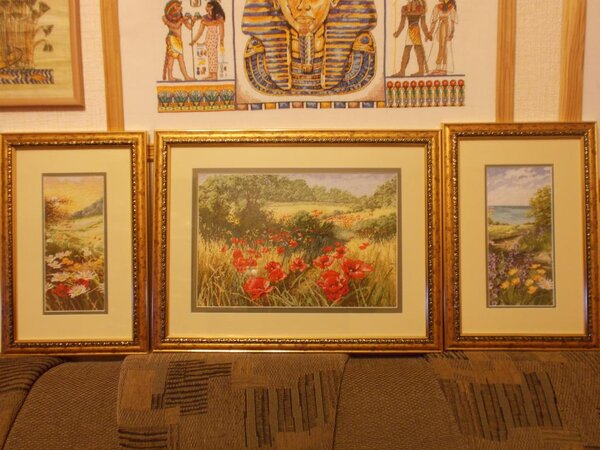 Серия пейзажей от Anchor.Вверху семплер Египет