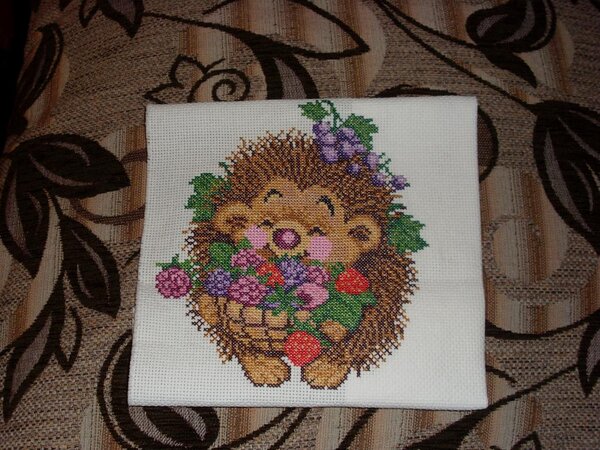 "Ежик". Самая первая моя работа!