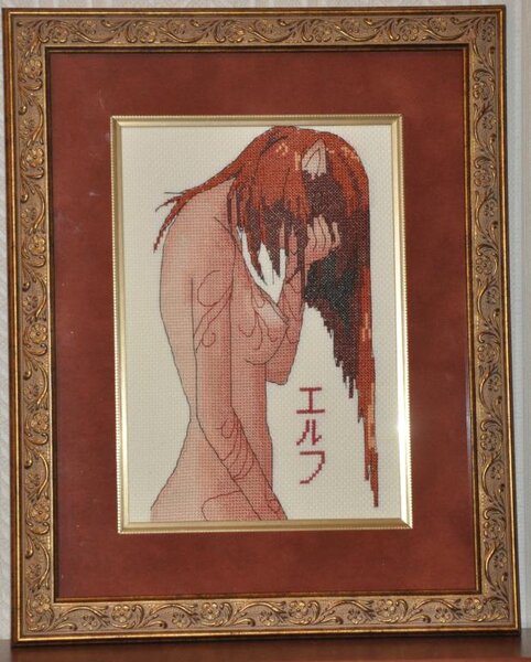 Ню, авторская схема, автор: Vorozheya