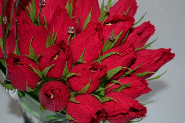 розы в вазе 3