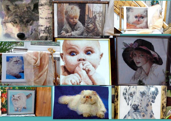 Вышивка 1 Мои первые работы