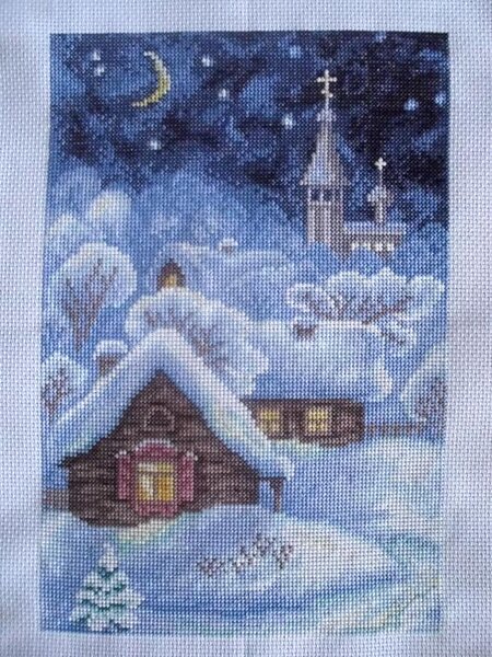 Золтое руно Рождественская сказка 27х18.5см 21 цвет. Моя 14-ая работа