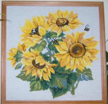 Подсолнухи с пчелками от Риолис