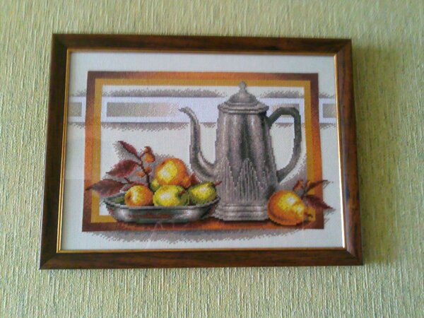 натюрморт с грушами