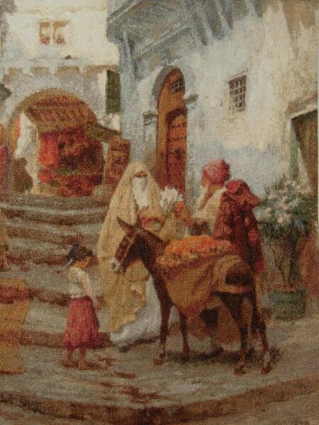 Продавец абрикосов