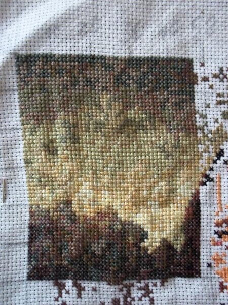 Мона Лиза Леонардо Да Винчи
Artecy Cross Stitch
 нитки Гамма.12 листов
вышит лист 1