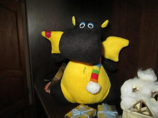 Дракоша к прошлому Новому году