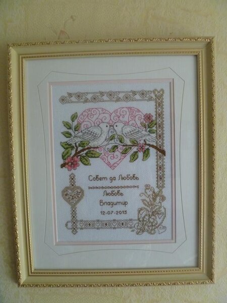 Свадебная метрика в подарок подружке