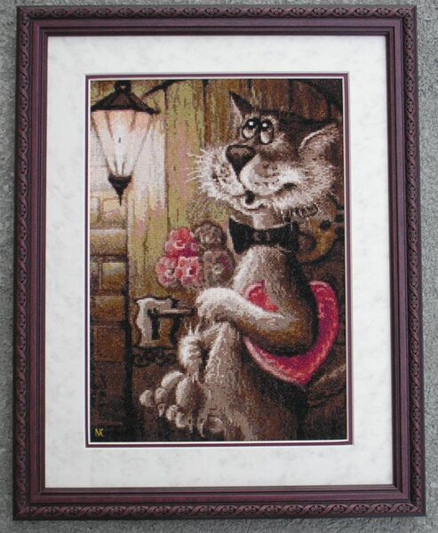 дизайнер Наташа-Ночка 
"Кот ухажёр"