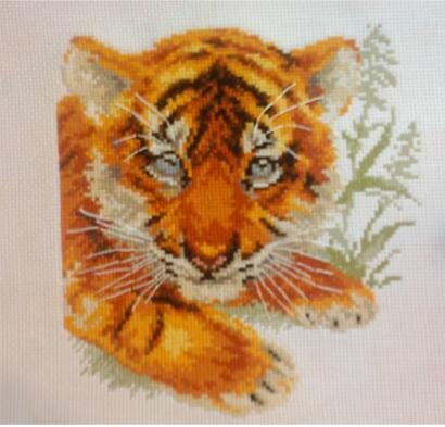 Тигренок. Дочери Каролине на 12 лет в год Тигра.