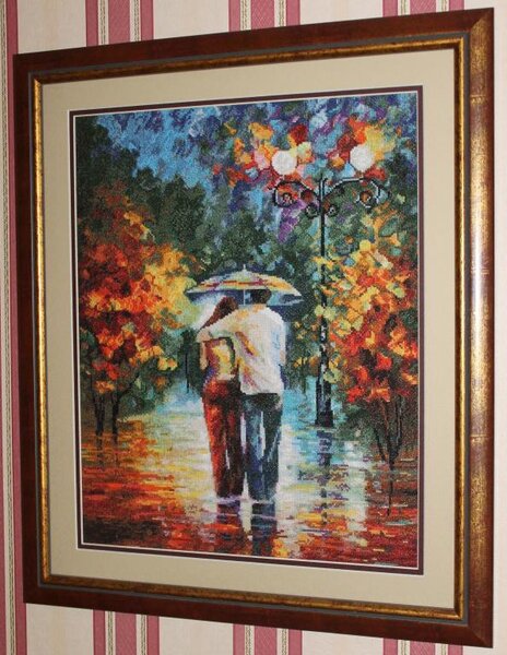 "Романтическая прогулка" 
По мотивам картины Л. Афремова