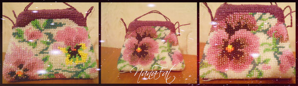 Риолисовская игольница вышита бисером