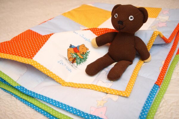 Одеялко для Blogolady (это мы все вместе вышивали!)