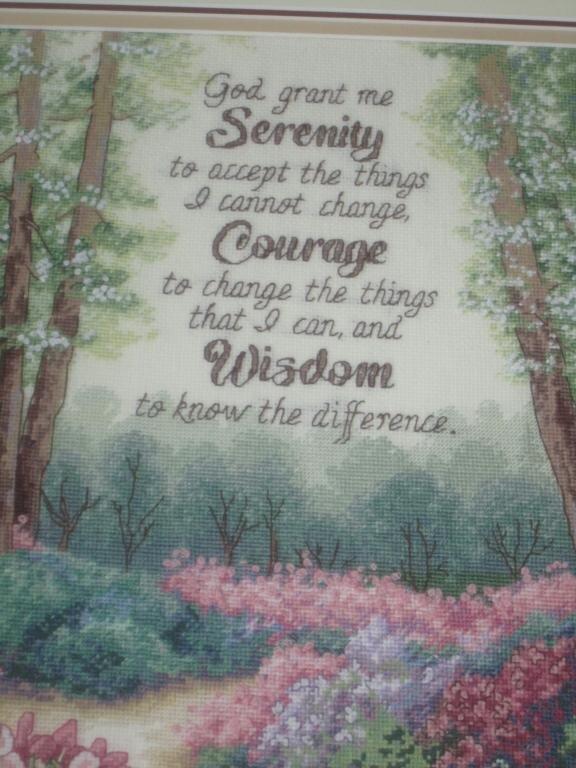 Serenity,Courage and Wisdom (Dimensions)