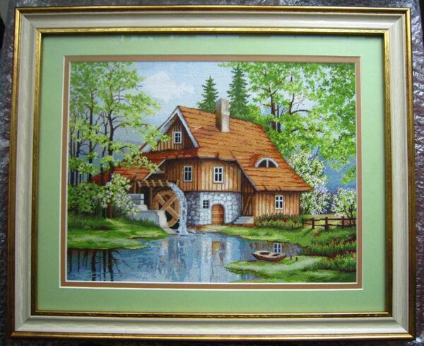 Весенний пейзаж.
Luca-S G492, Весенний пейзаж, 37х28, 50 цветов, гобелен