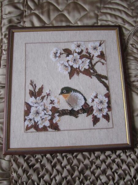 Яблоня цветет (Китайские мотивы от Риолис)