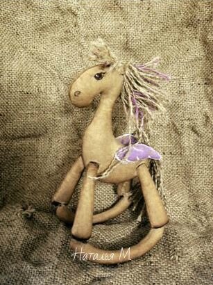 Кофейная лошадка - качалка