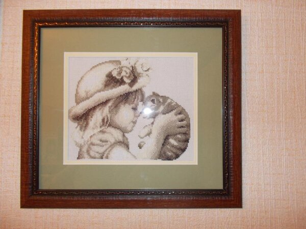 My love kitte.Vervaco.Вышивка крестом