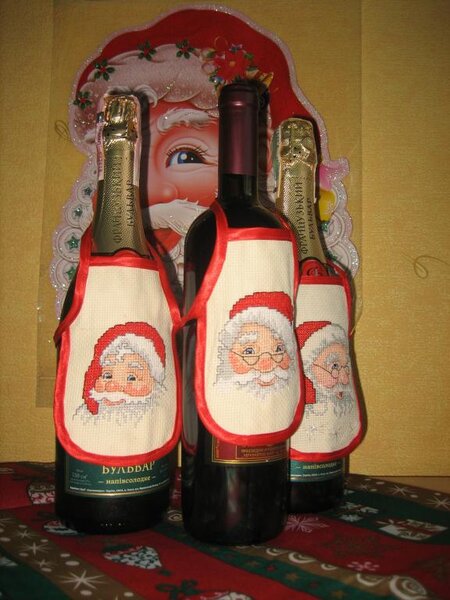 Фартучки на бутылки