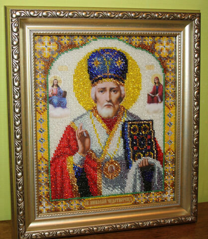 Моя самая любимая работа "Св.Николай" от ЧМ. Мой подбор.