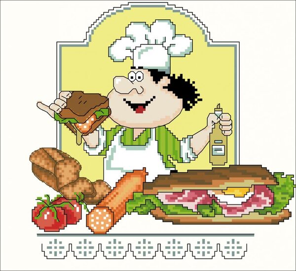 повар с бутербродами 1  совместно с MoNita