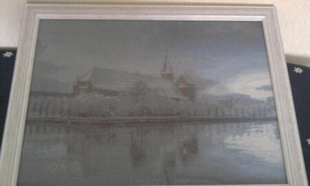 моя первая попытка самодельной схемы. уже давно подарена и увезена новым владельцем в СПб. Для тех кто не знает Калининграда - это Кафедральный Собор на осторове Канта (короче одна из достопримечательностей города)