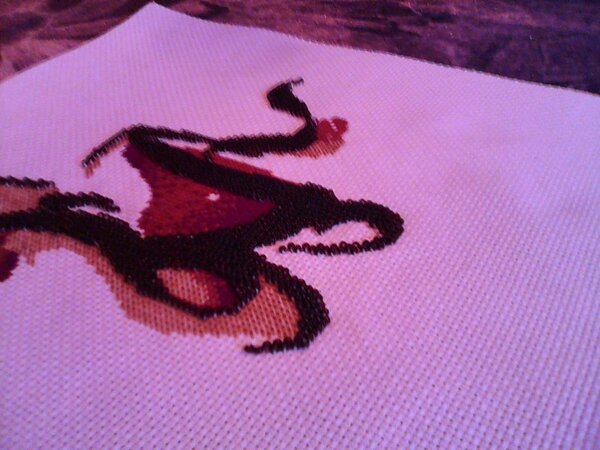 чуток поближе кофе, чтобы было видно бисер