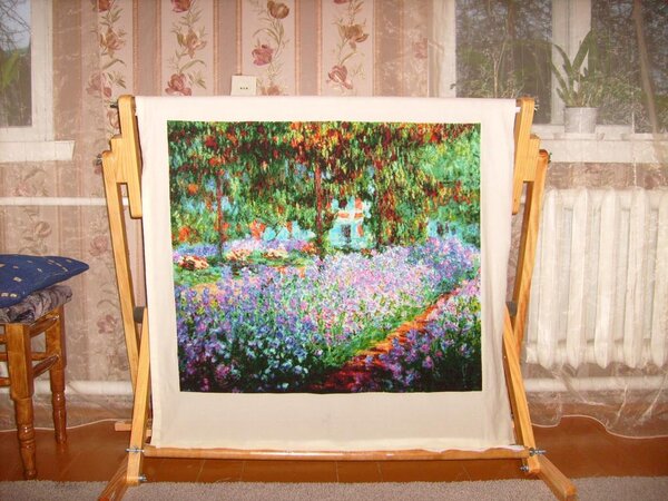 Cross Stitch Collectibles 16ct. Aida полный крест, DMC 221тыс. крестиков