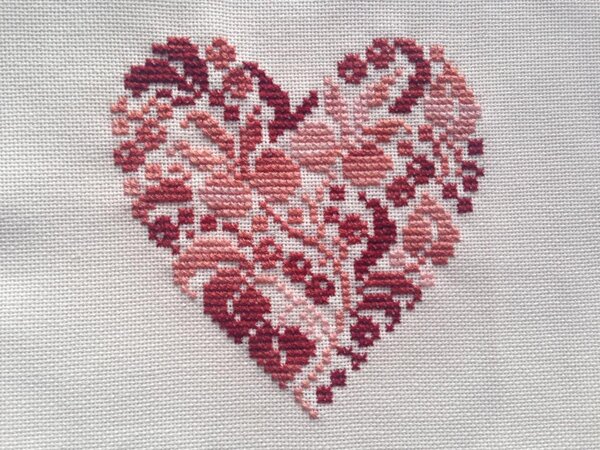 сердечки от Renato Parolin, Линда 27, меланж ДМС в 2 ниточки