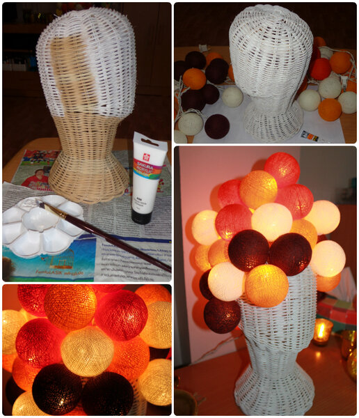 такой вот светильник получился