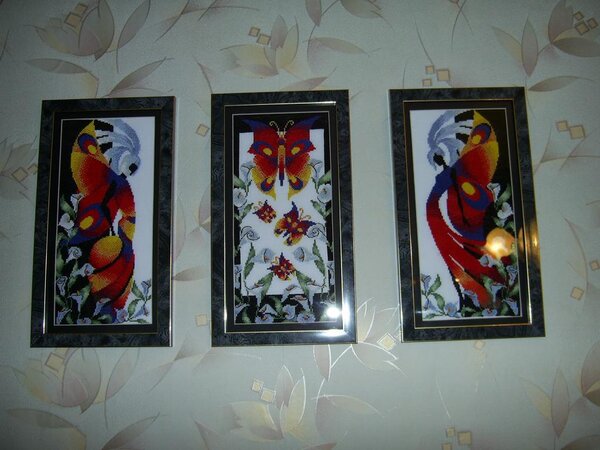 триптих Бабочки