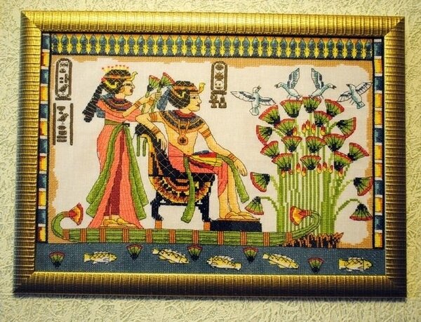 Мой самый первый большой проект) нитки подбирала сама из всех имеющихся)